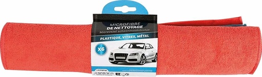 [SOD3700266412216] LOT DE 6 MICROFIBRE 40X30CM - 14689