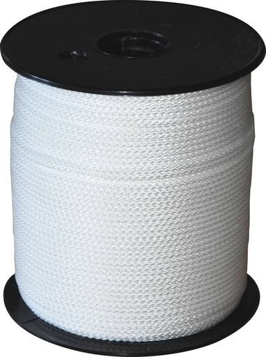 [NEU3306743708713] TRESSE POLYPRO BLANCHE 8 FUSEAUX 8MM X 100M - 27090