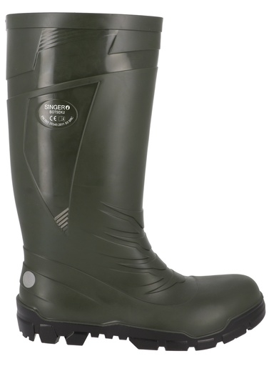 [SINBOTSEKU39] Botte de sécurité. Tige: PVC et nitrile. Doublure: viscose. 39