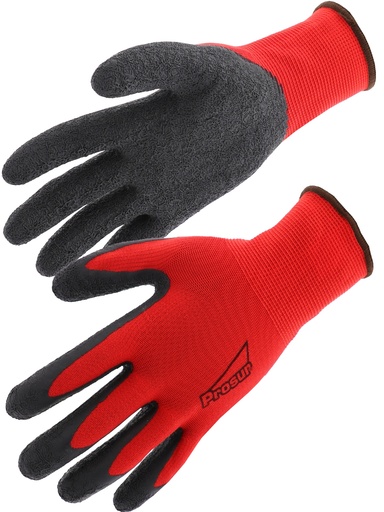 [SINPER73LAT11] Gant latex. Support polyester. Dos aéré. Jauge 13. 11
