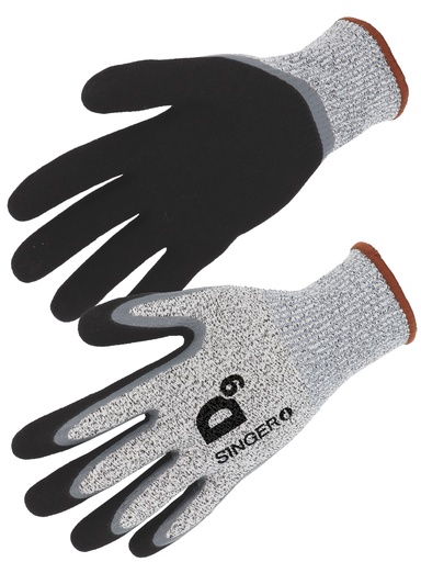 [SINPHD50010] Gant PEHD. Coupure D. Enduit nitrile double couche. Dos aéré. Jauge 13. 10