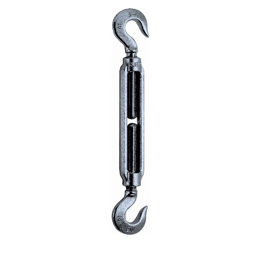 [LEV5326AA] TENDEUR ZINGUÉ D.6 MM 2 CROCHETS CMU 45 KG
