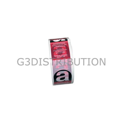 [G3DRUBAN AMIANTE] RUBAN MARQUE AMIANTE 48X100 - 36 RLX/CART