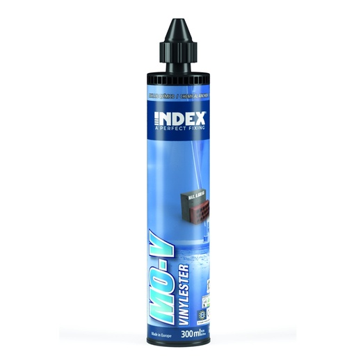 [INDMOV300] Fixations chimiques. Vinylester. Homologuée ATE Opt.7. 300 ml. - 12PCS